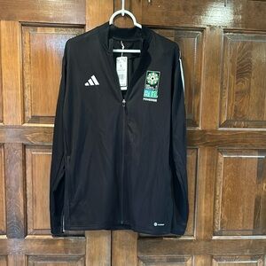 NWT Adidas FIFA Women’s World Cup 2023 Training Black Jacket Large Slim Fit